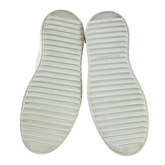 LOUIS VUITTON White Leather LV Crafty Time Out Women's Sneakers 36 - 6US - Picture 12 of 12